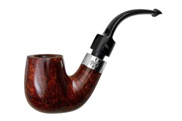 PIPA PETERSON HOUSE PIPE TERRACOTTA BENT P-LIP BENT BILLIARD ASSXLBEN-STE-P-